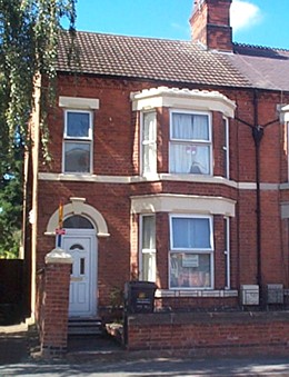 Exterior of 13 Radmoor Road, Loughborough | House for 6 students