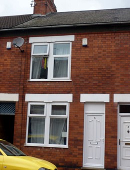 Exterior of 5 George Street, Loughborough | House for 4 or 8 students