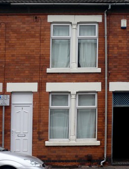 Exterior of 7 George Street, Loughborough | House for 4 or 8 students